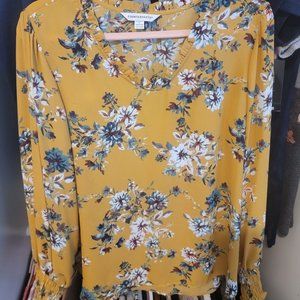 Printed Long Sleeve Top